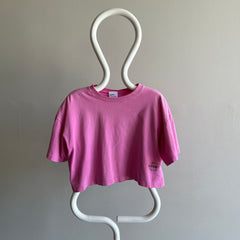 1980s Avon Faded Pink Crop Top