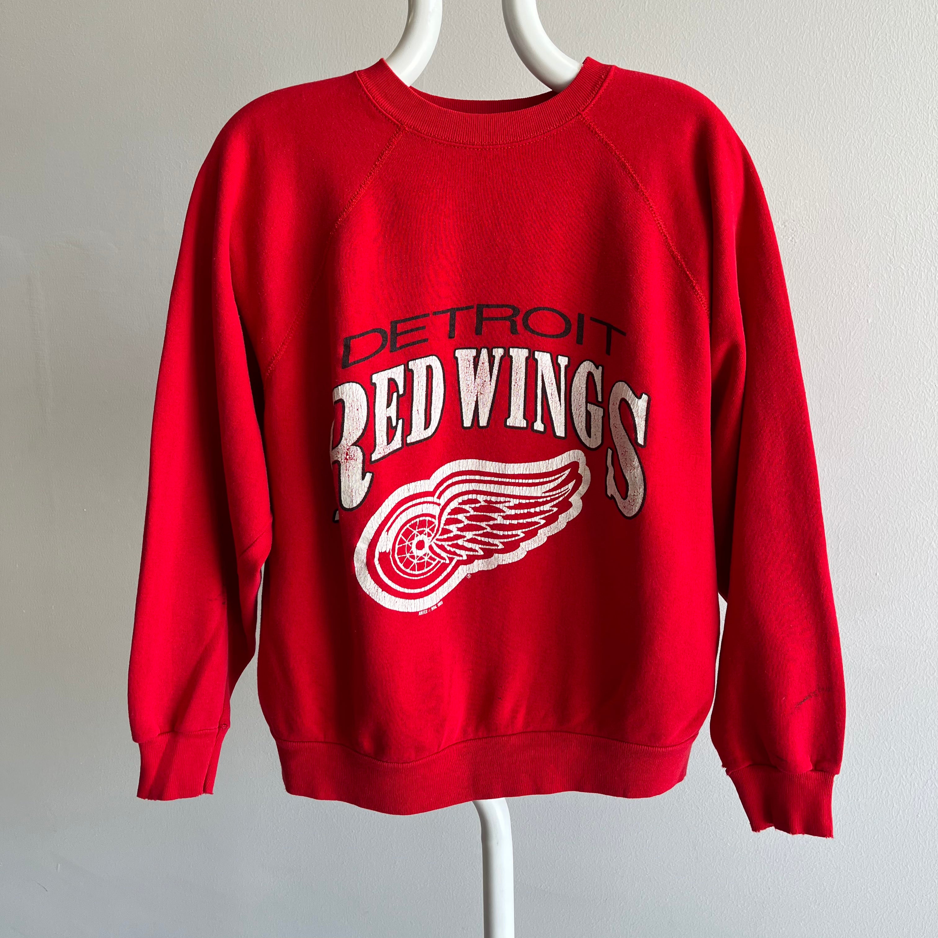 1983 Thrashed and Beat Up Detroit Red Wings Sweatshirt