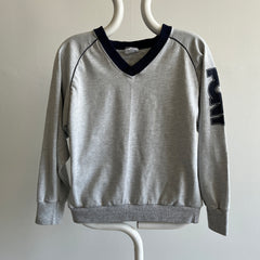 1980s PONY V-Neck Sweatshirt (not fleecy)