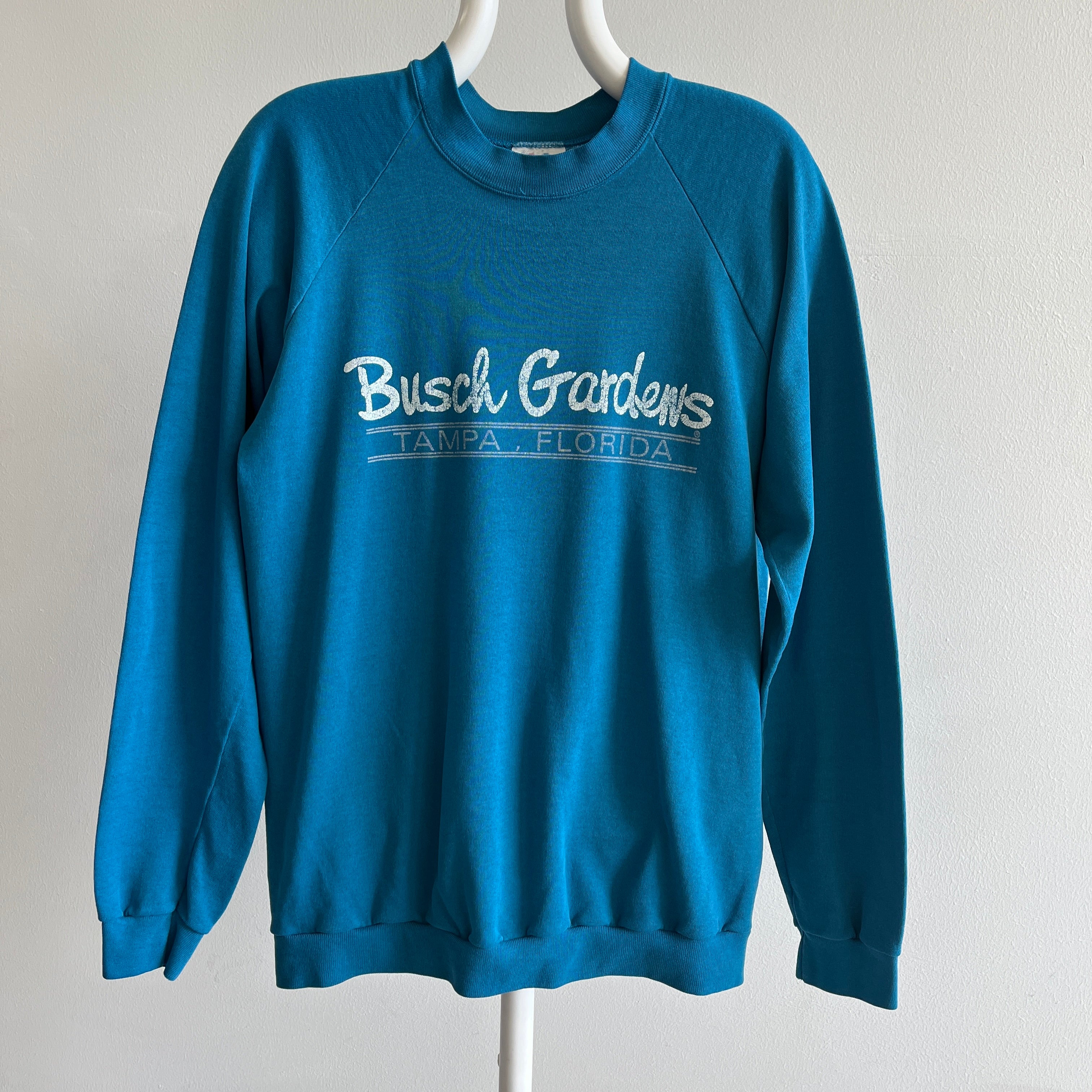 1980s Busch Gardens Super Thin and Slouchy Sweatshirt