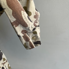 1980s Bob Allen Camo Button Down - It's in the details!