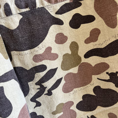 1980s Bob Allen Camo Button Down - It's in the details!