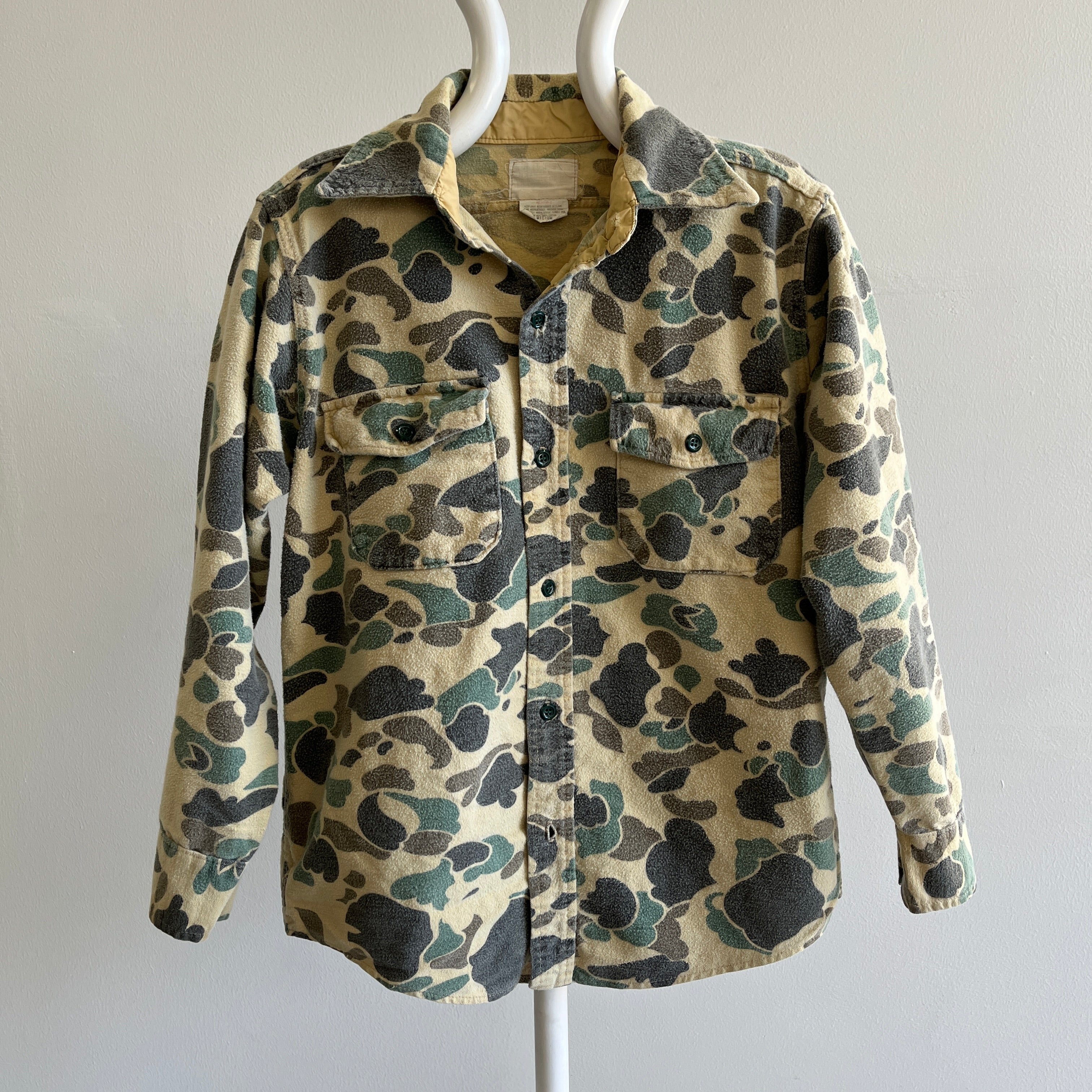 Flanelle camouflage Rad des années 1970