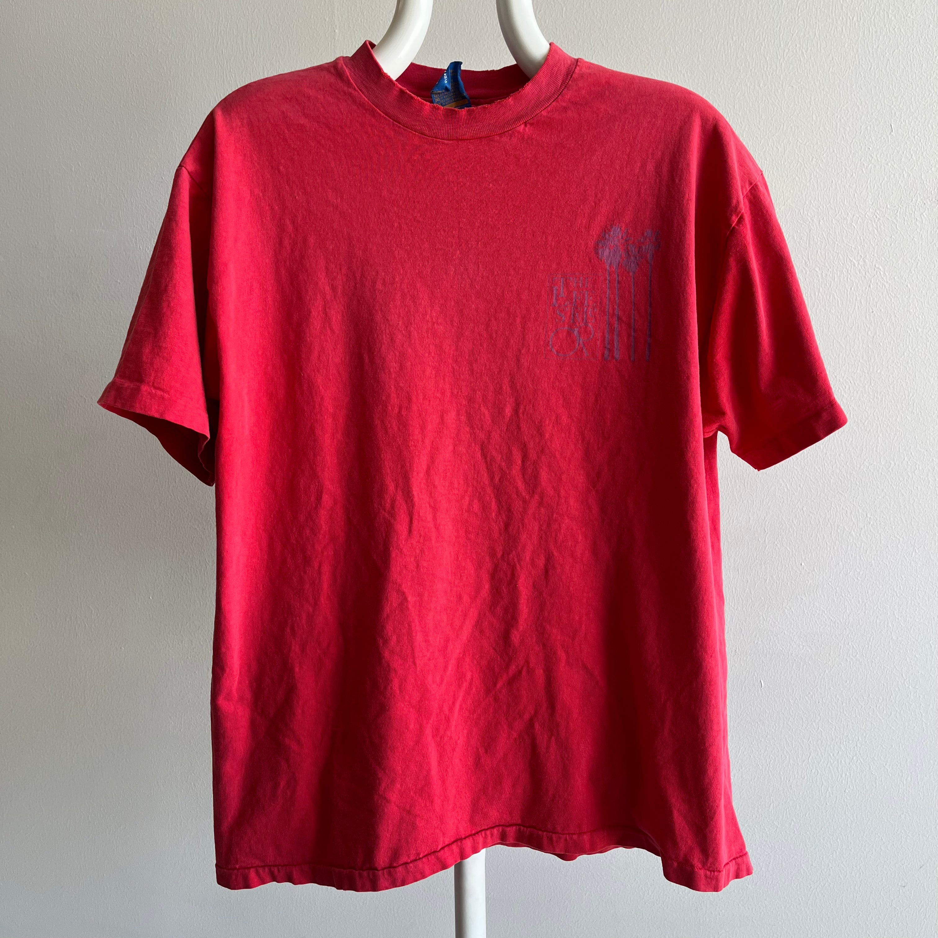 1986 Ocean Pacific Rad Backside Tattered and Worn Surfing T-Shirt – Red  Vintage Co