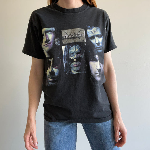 1995 Tesla - Bust A Nut - Le groupe - T-shirt