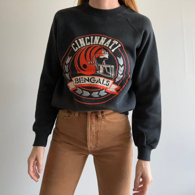 1970s Champion Brand Cincinnati Bengals Sweatshirt - Unusual Champion Tag