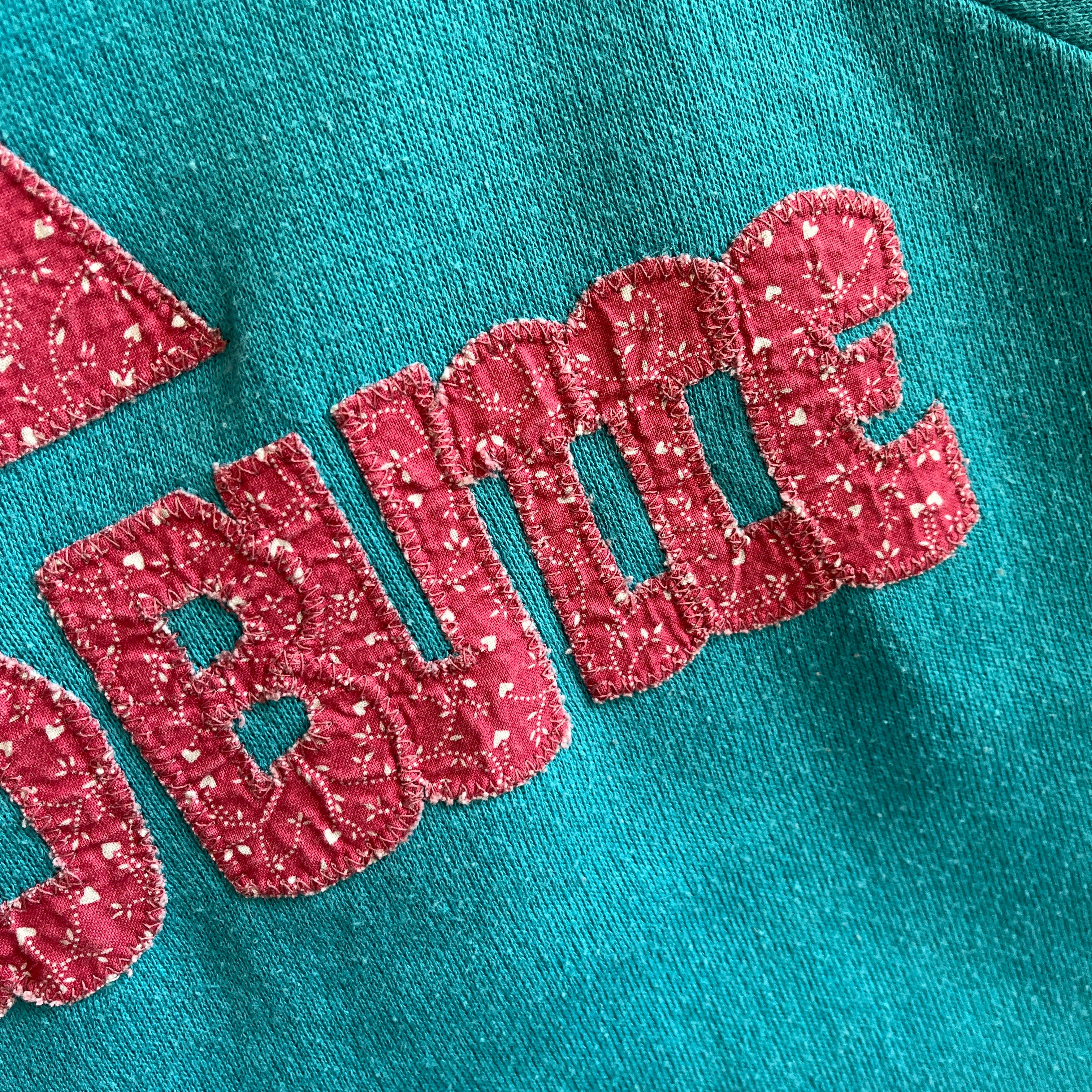1980s DIY Crested Butte, Colorado Sweatshirt - C'EST QUELQUE CHOSE D'AUTRE
