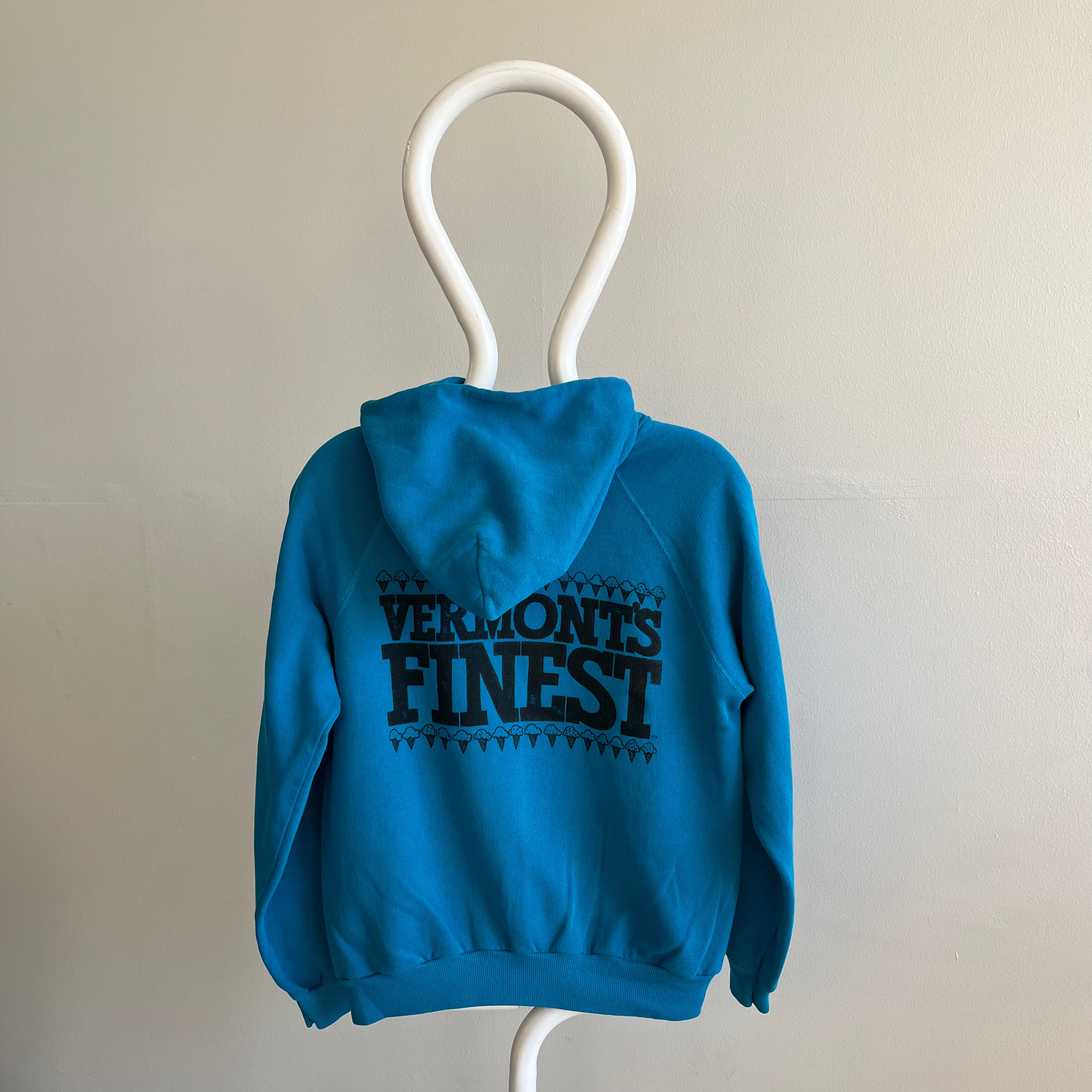 1980s Ben and Jerry's American Made Pull Over Hoodie - The Backside