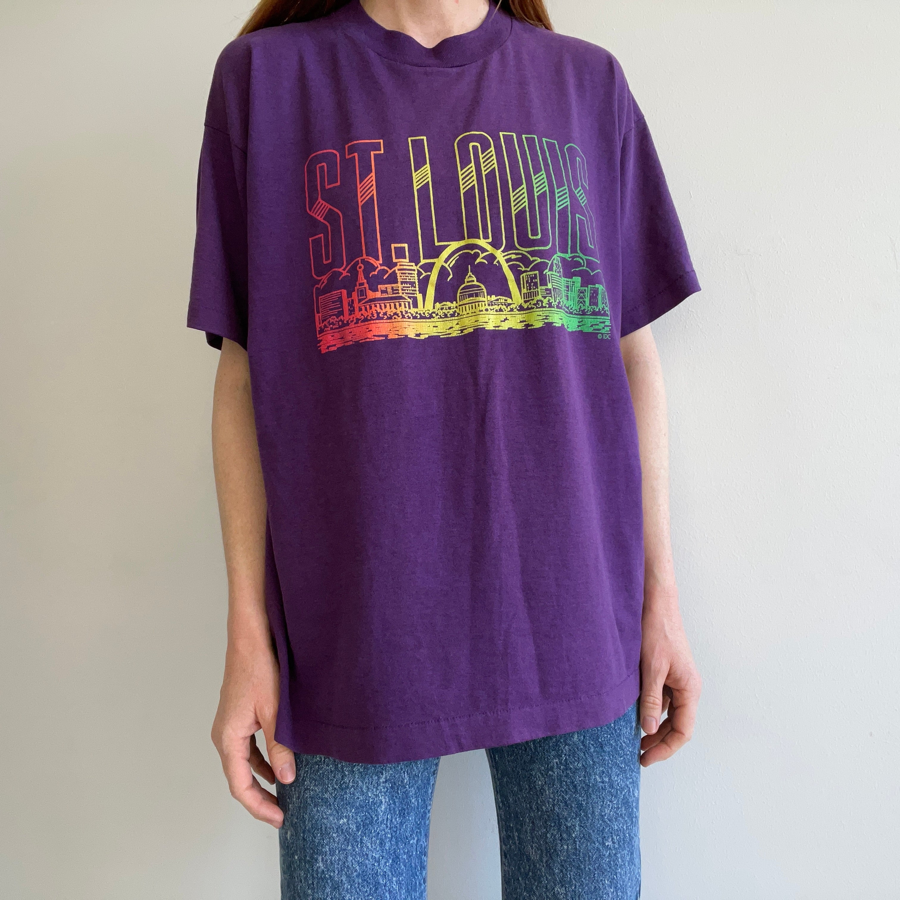 T-shirt St. Louis Tourist des années 1980