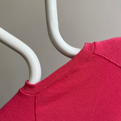 1980s Smaller Pink Raglan - Pilling