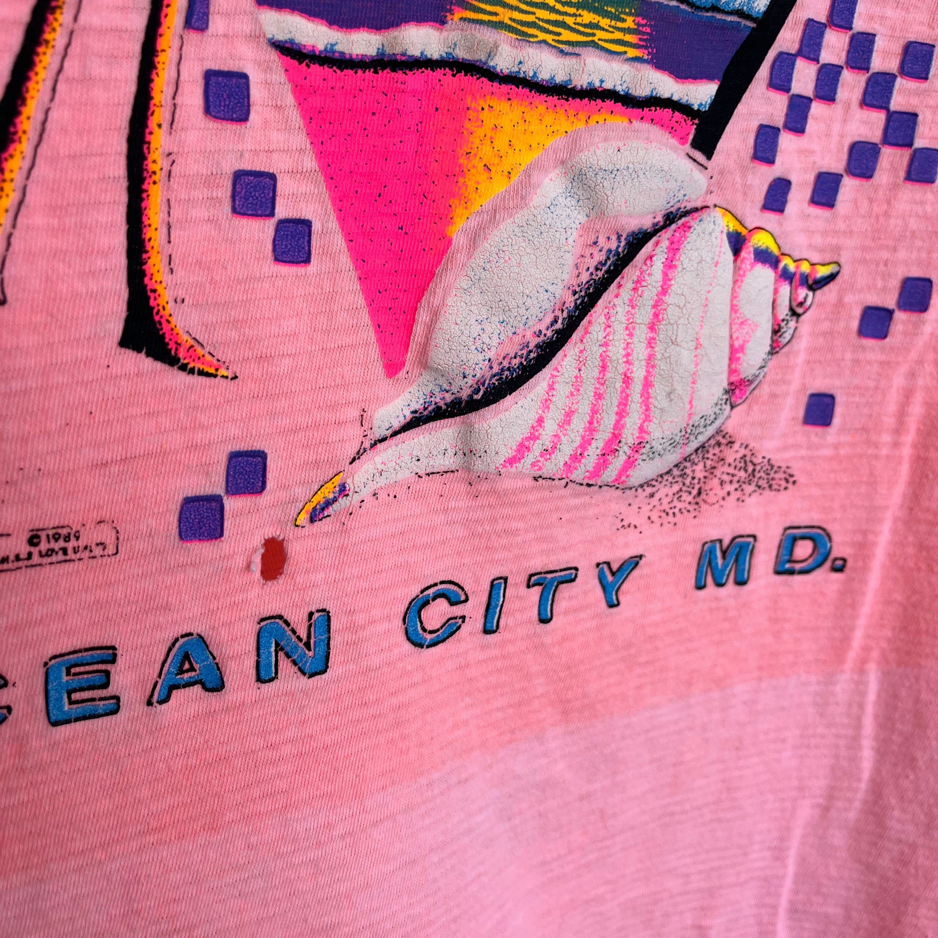 1989 Ocean City, MD Beat Up Tourist T-Shirt
