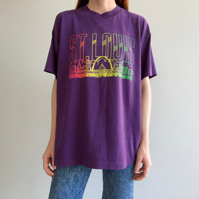 T-shirt St. Louis Tourist des années 1980