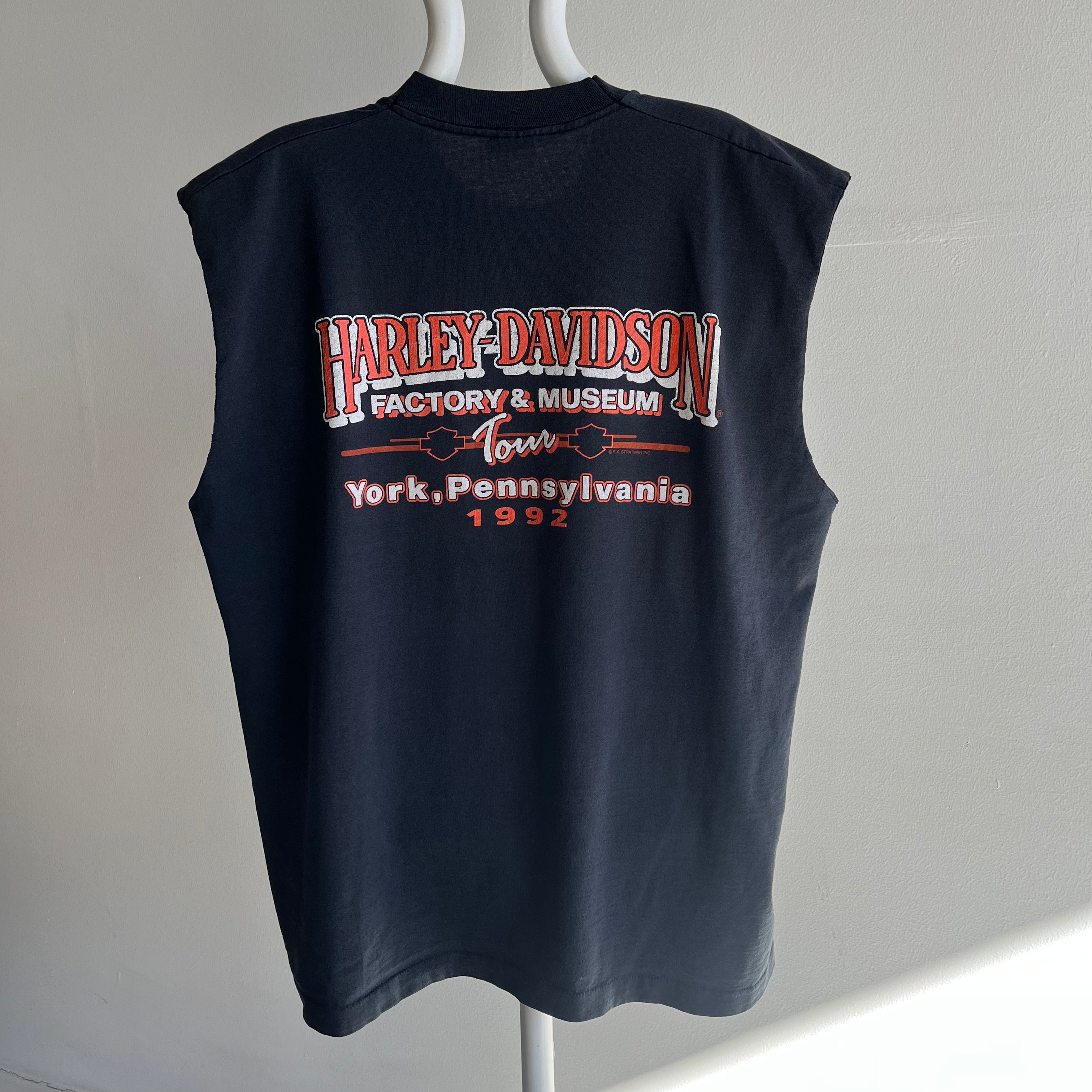 1992 Harley Cut Sleeve T-Shirt