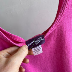 1980s Hot Pink Cotton Tank Top