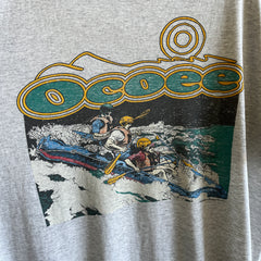 1994 OCOEE River Rafting T-shirt fin en papier de soie