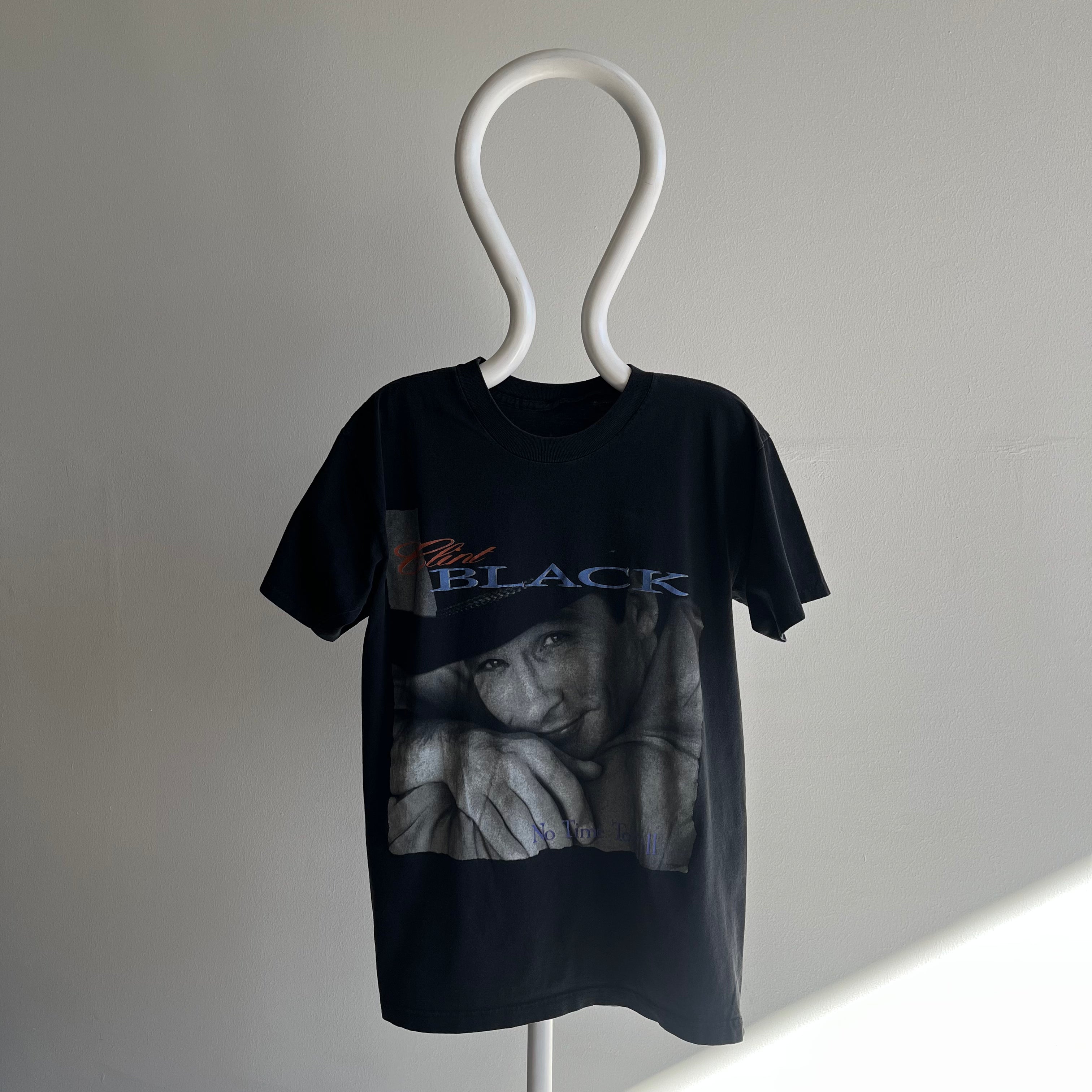 1993 Clint Black T-shirt avant et arrière No Time to Kill