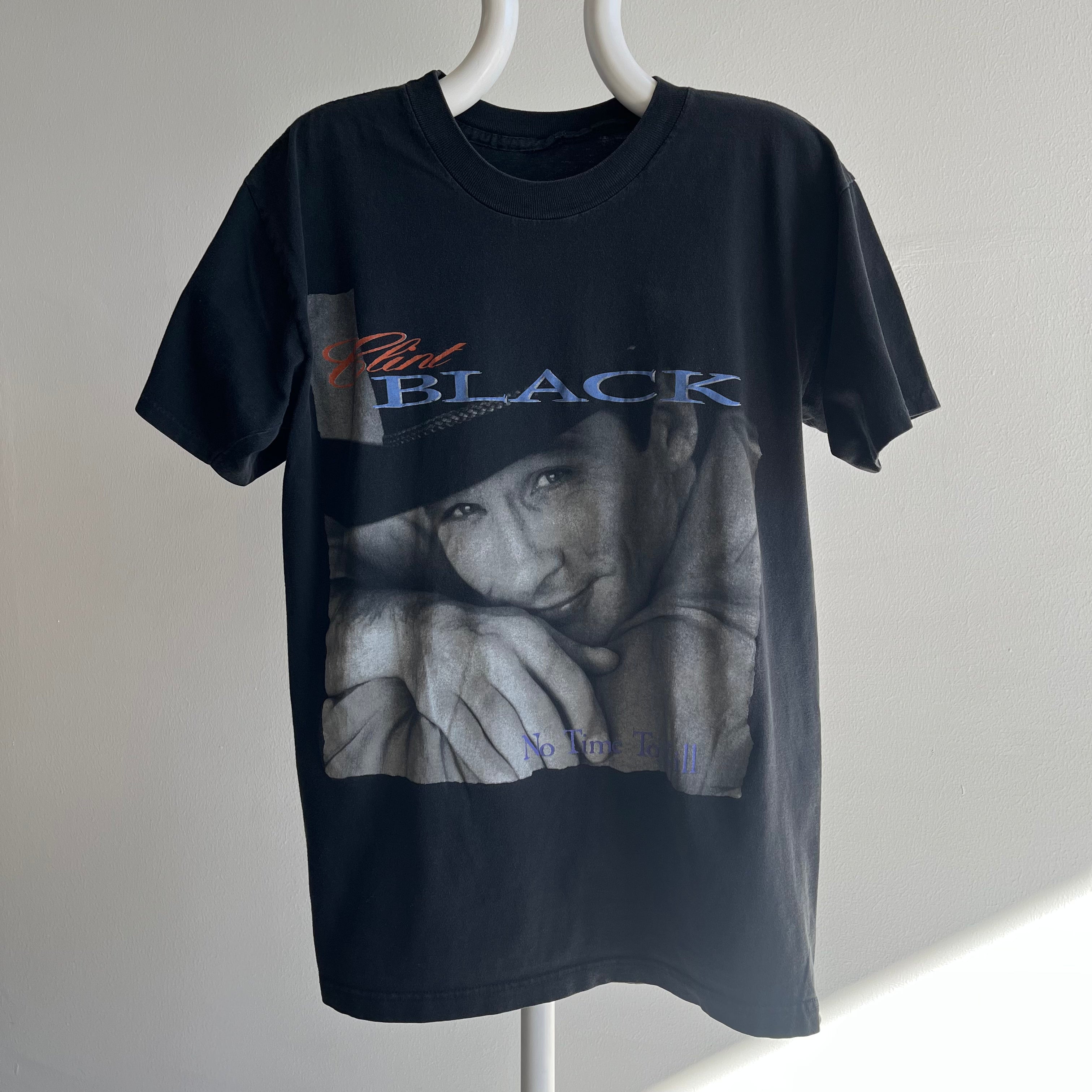 1993 Clint Black T-shirt avant et arrière No Time to Kill