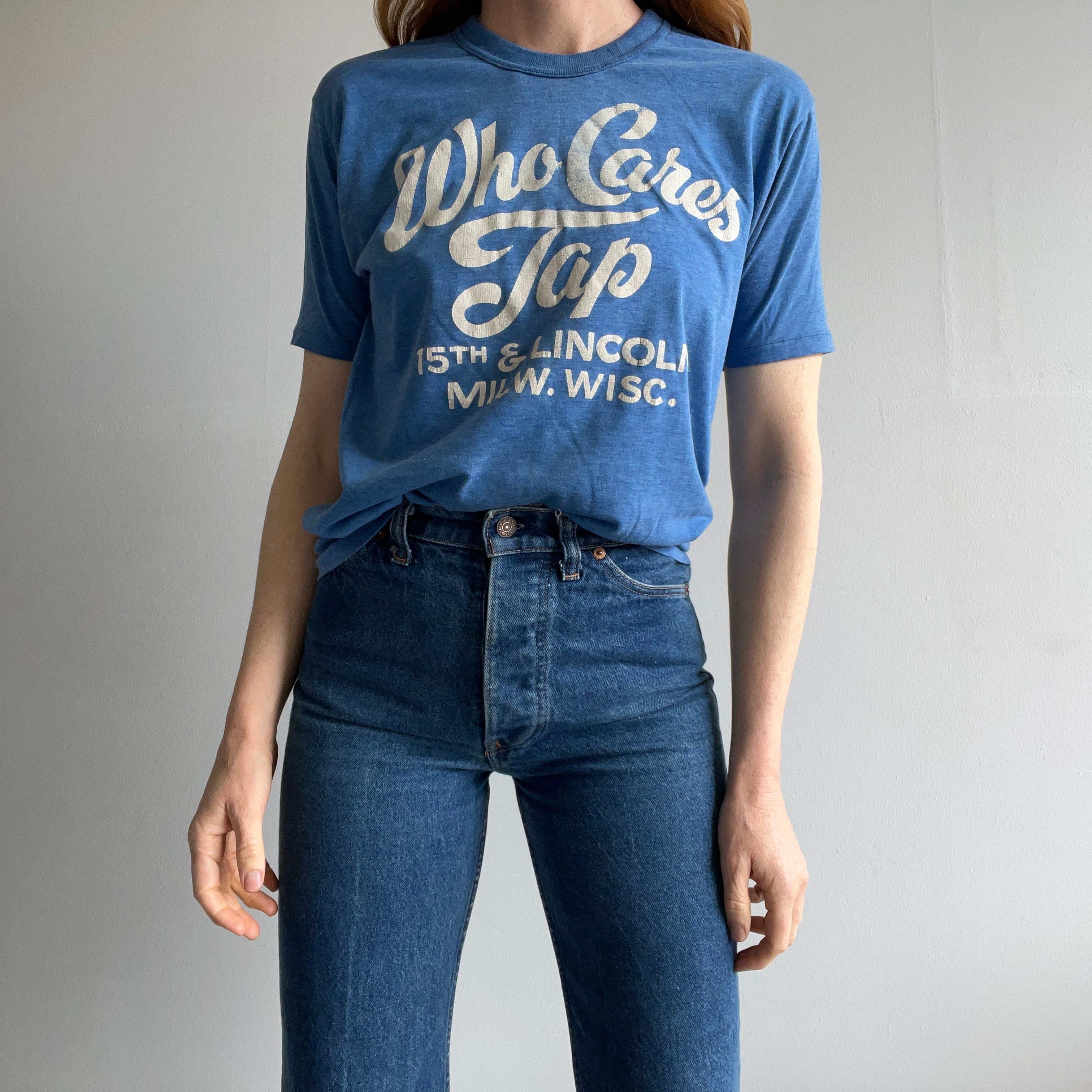 1970s Who Cares Tap T-Shirt