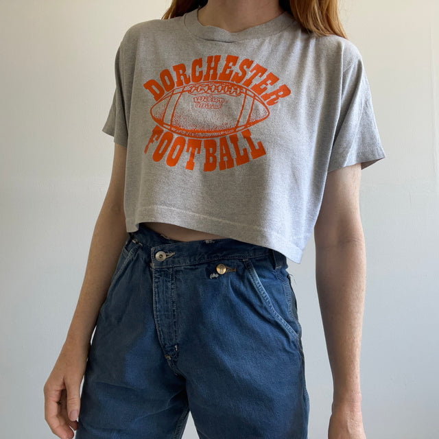 1980s Dorchester Football Crop Top by Screen Stars