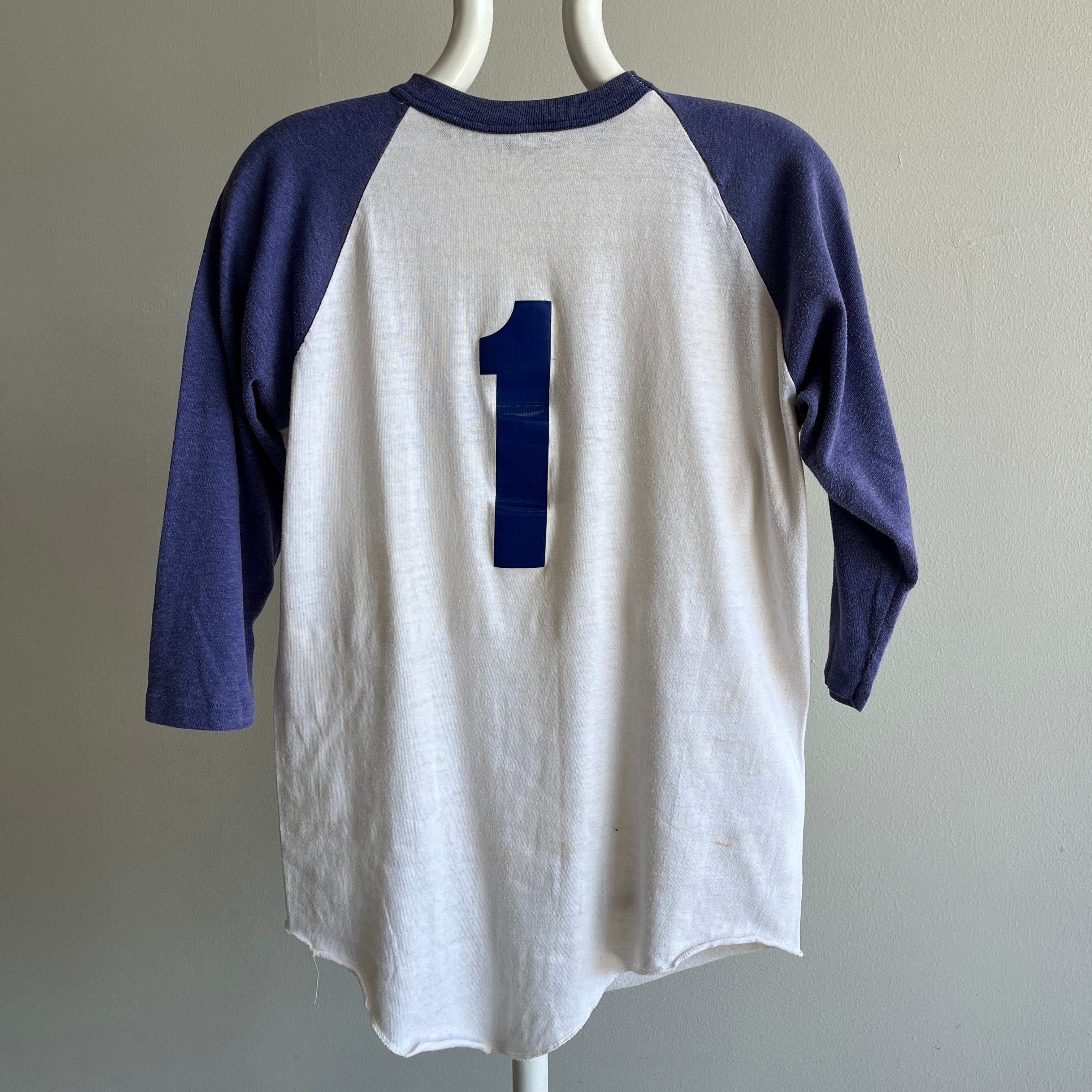 T-shirt de baseball n ° 1 Super Stained 