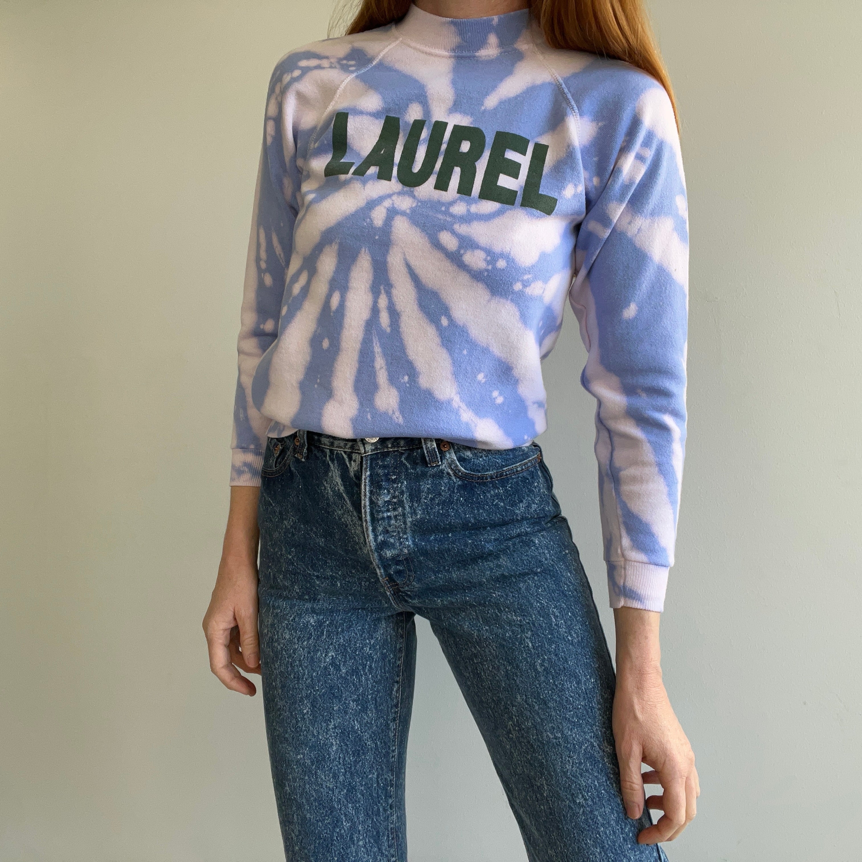 1980s Laurel Tie Dye Sweatshirt