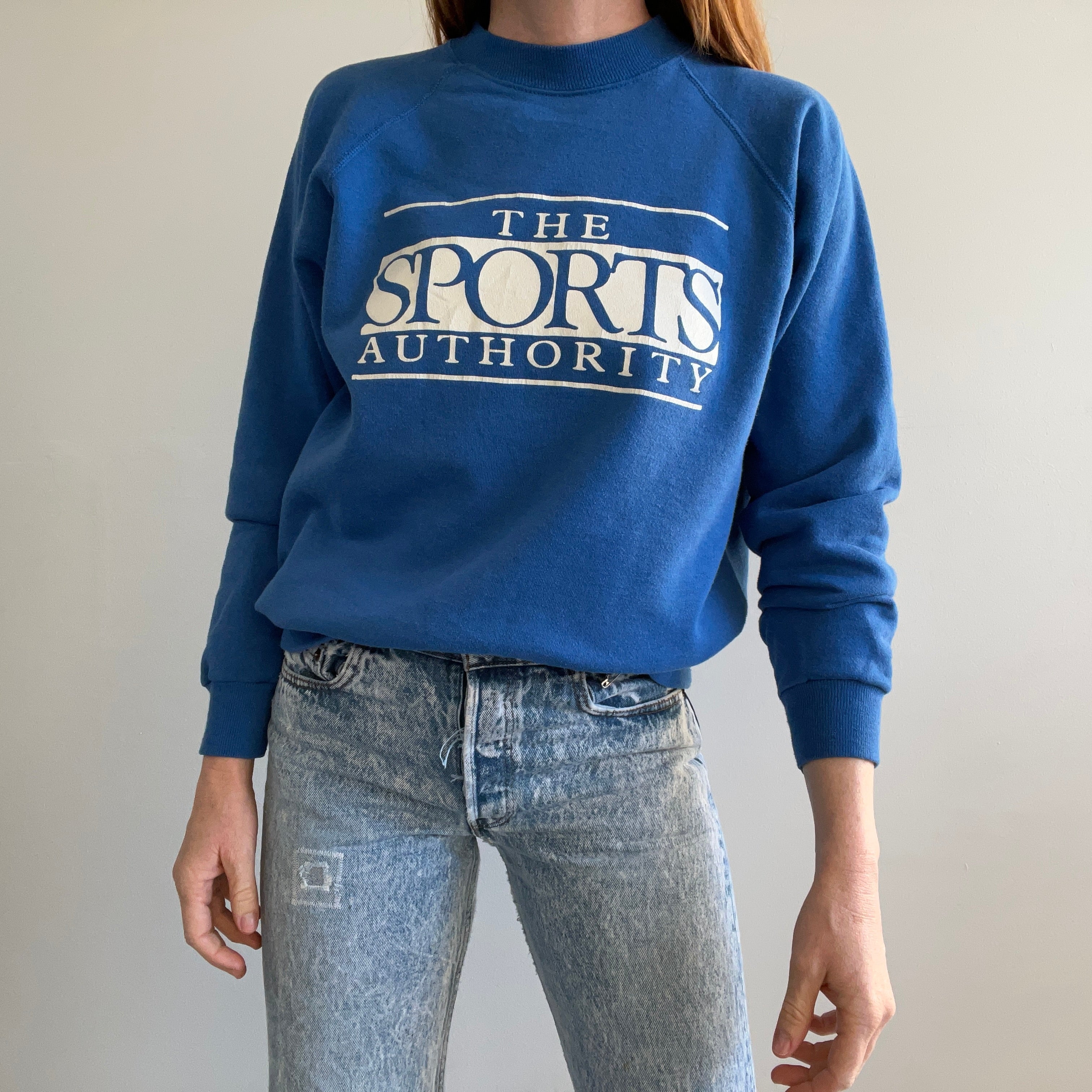 1990s Front and Back The Sports Authority Sweatshirt