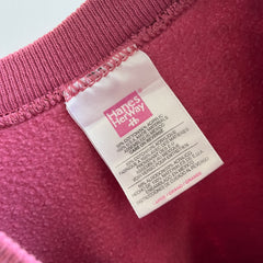 1990s Hanes Her Way Paint Stained Dusty Rose Raglan