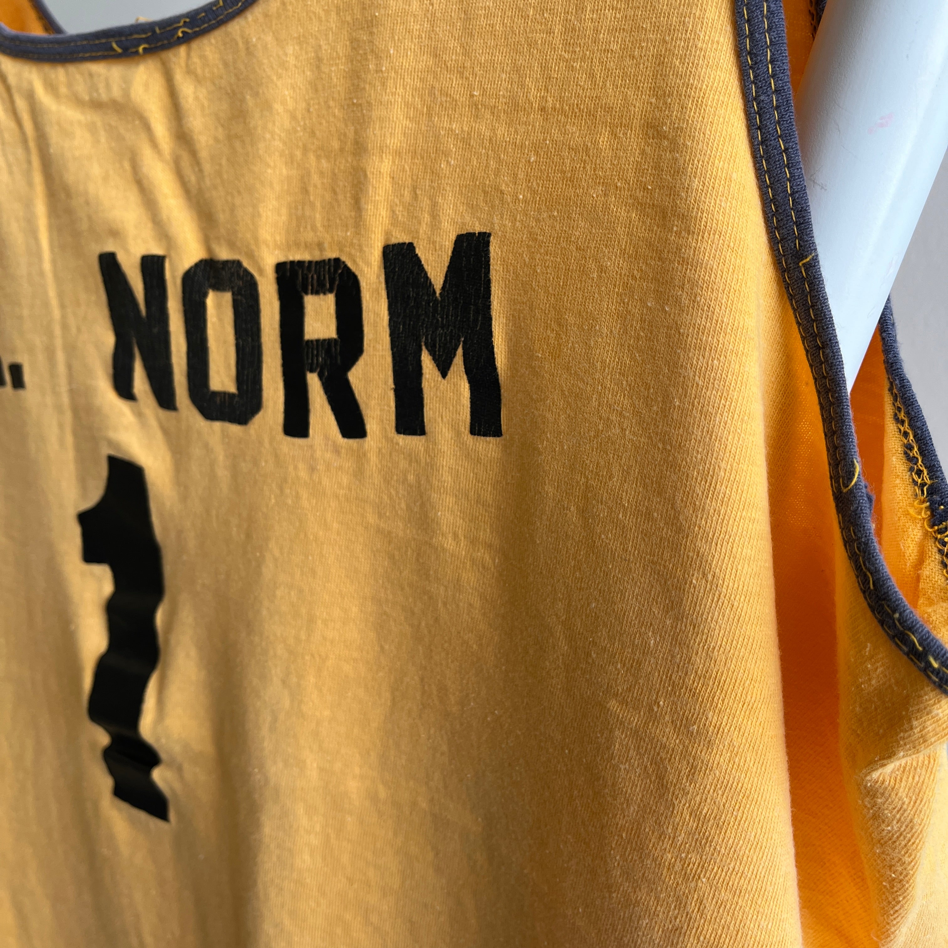 1970s Mr. Norm No. 1 Faded Cotton Tank Top - WOWOW
