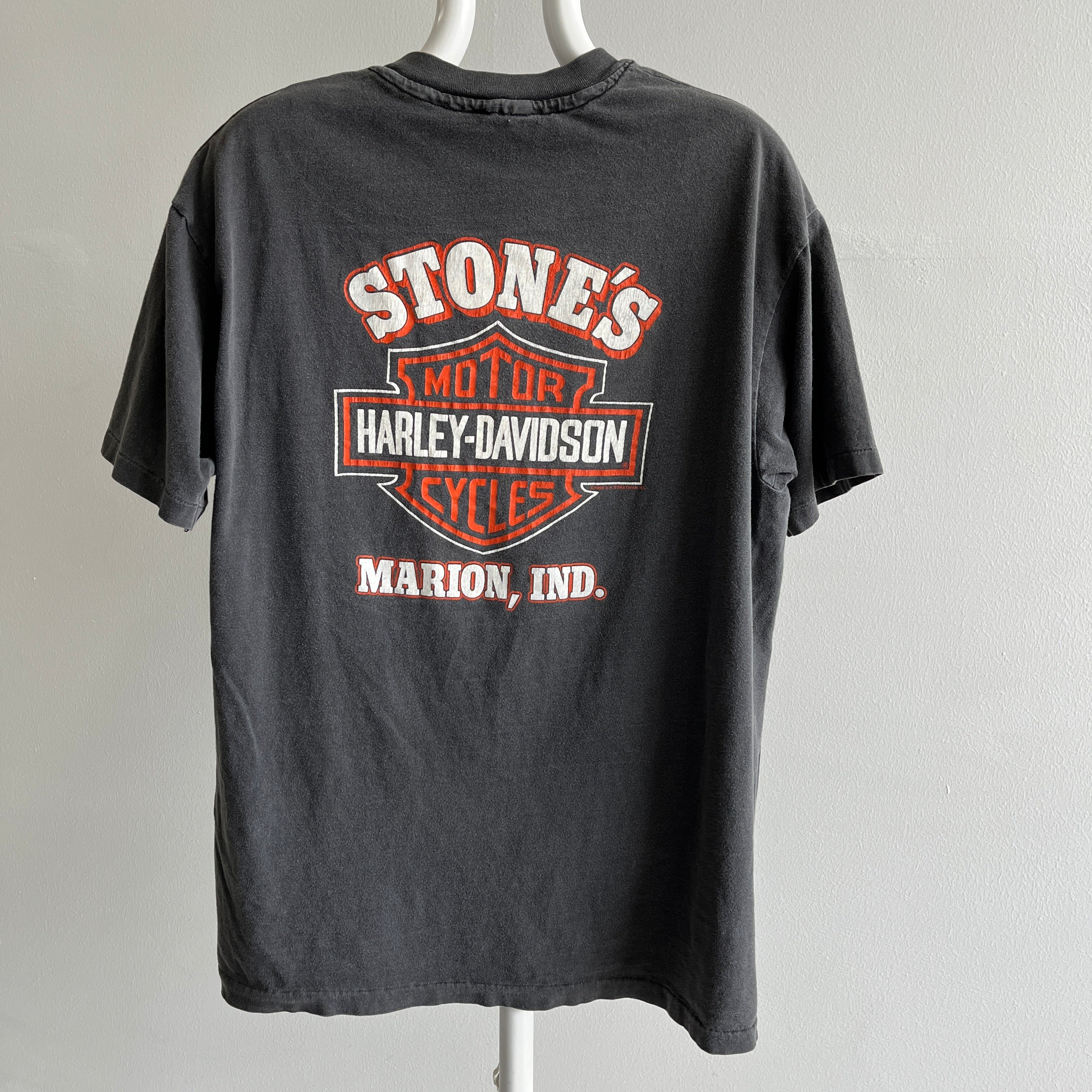 T-shirt Harley Davidson des années 1980