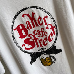 T-shirt Baker Street Cafe des années 1980