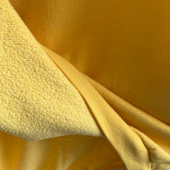 1980s French's Yellow Henley Collared Sweatshirt - So Good!
