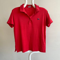 1980s Ms. Casuals Beat Up Red Polo T-Shirt