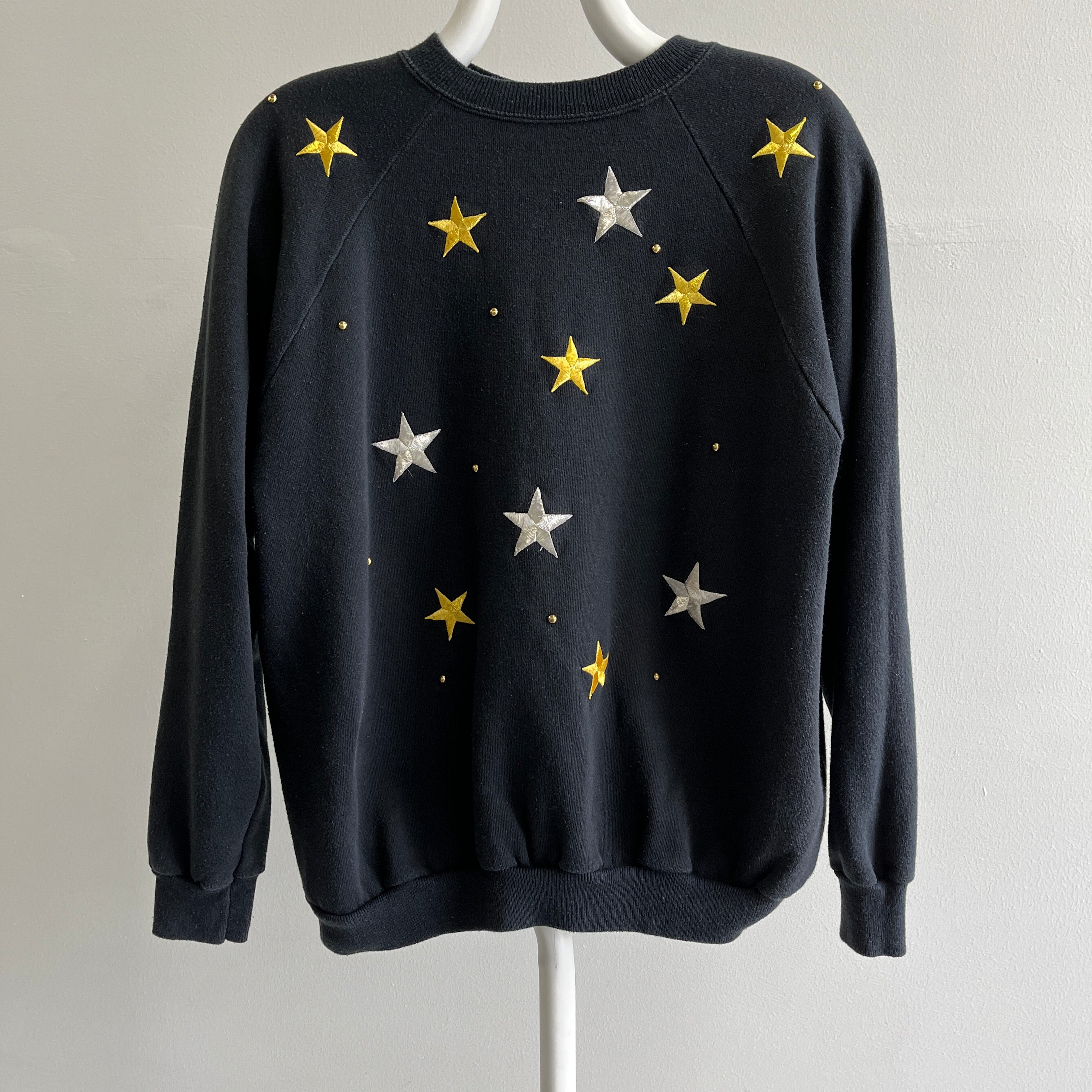 1980s Stars and Rivets Sweatshirt - Oh My!