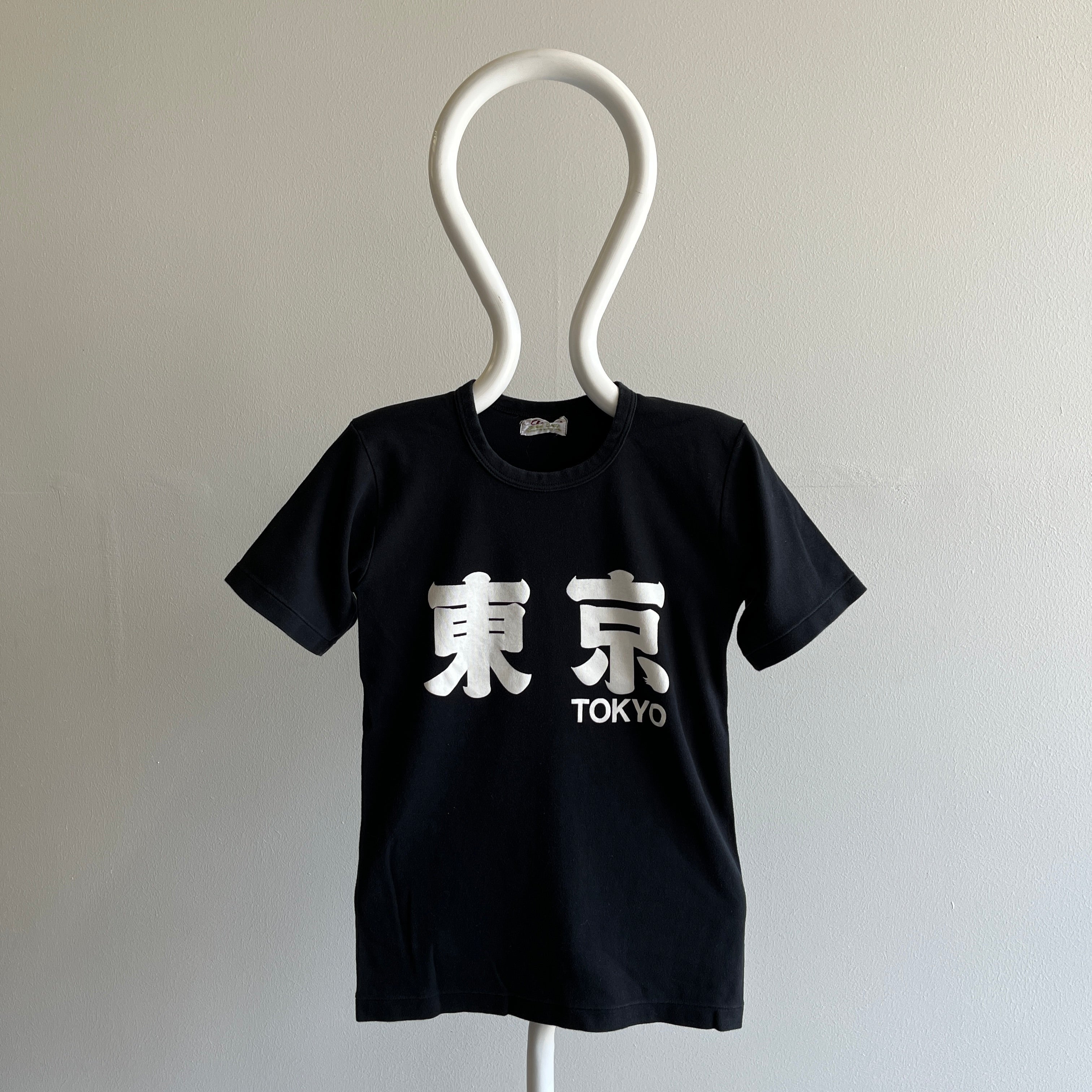 T-shirt touristique en tricot Tokyo des années 1970/80 fabriqué au Japon