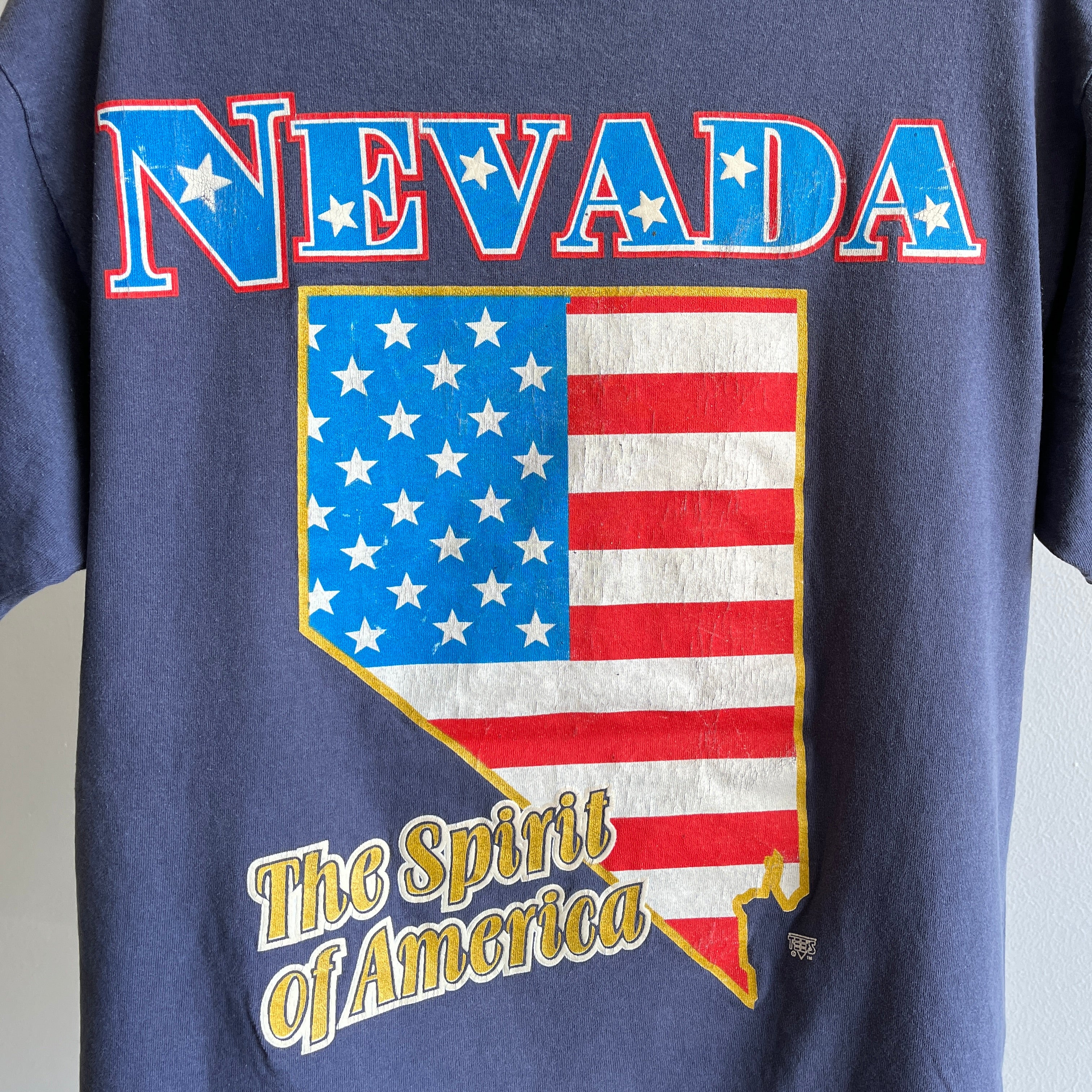 T-shirt Nevada Super Fan Tourist des années 1980