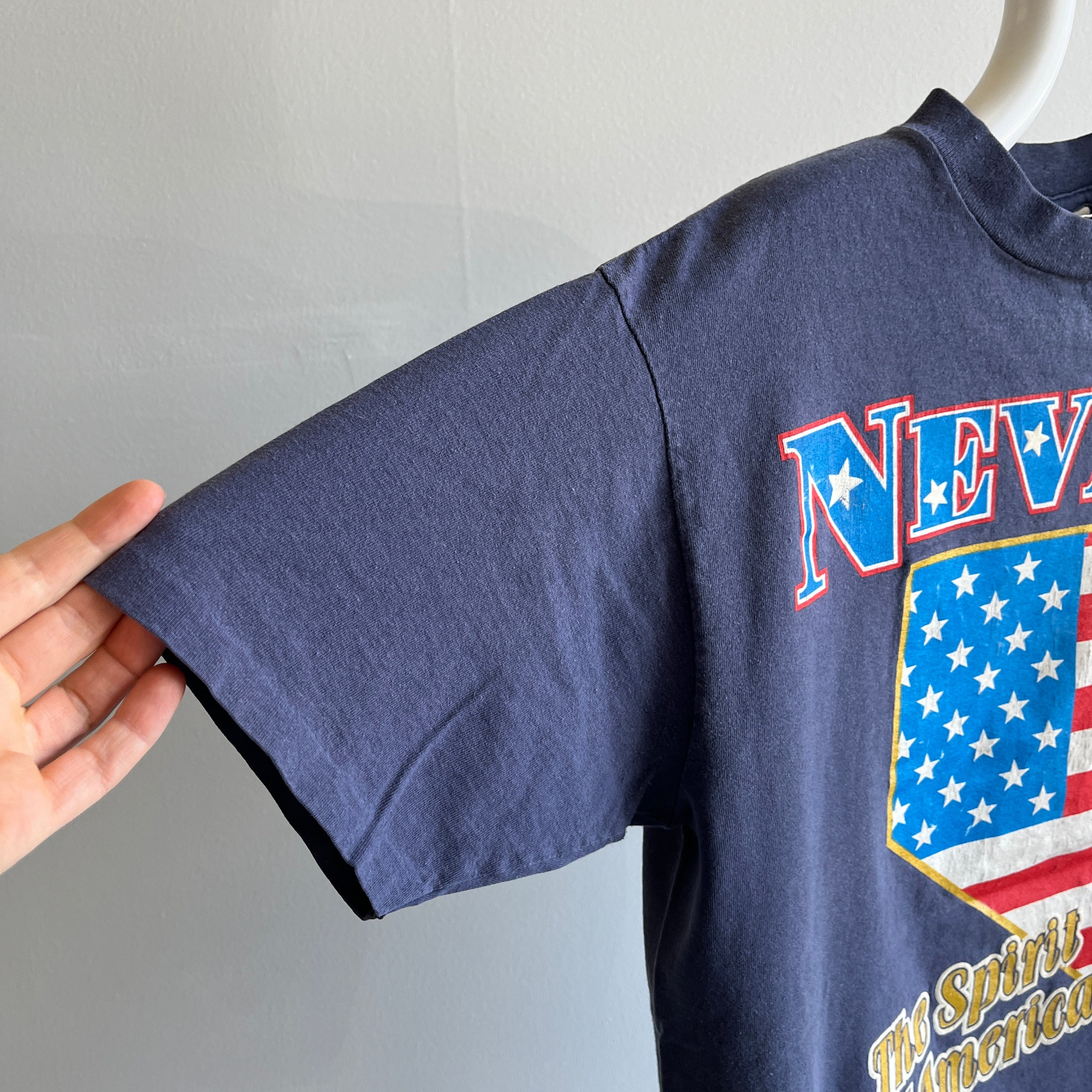 T-shirt Nevada Super Fan Tourist des années 1980