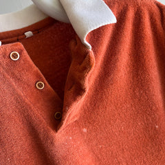 1970s Terry Cloth Polo T-Shirt