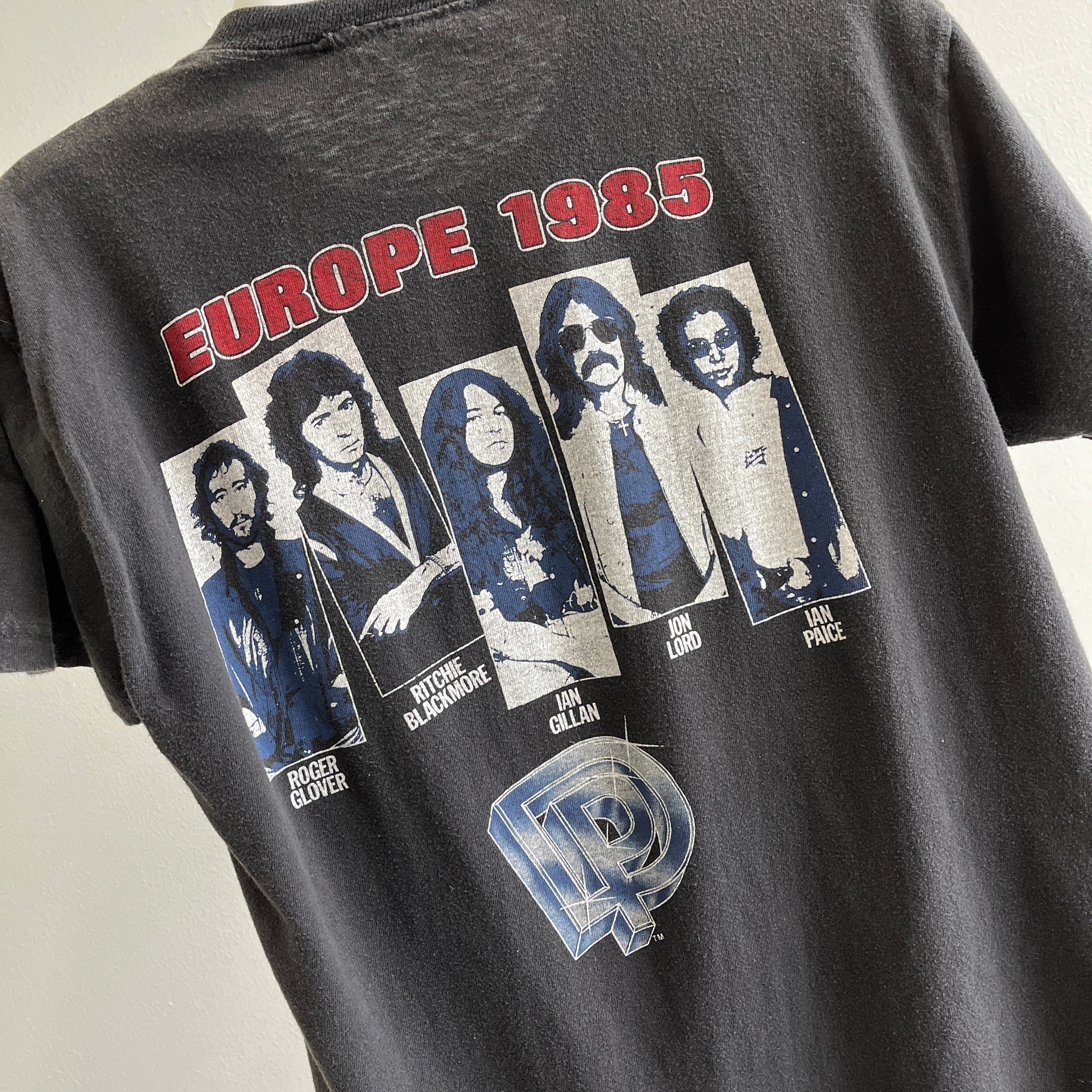 T-shirt devant et dos 1985 Deep Purple - Réimpression