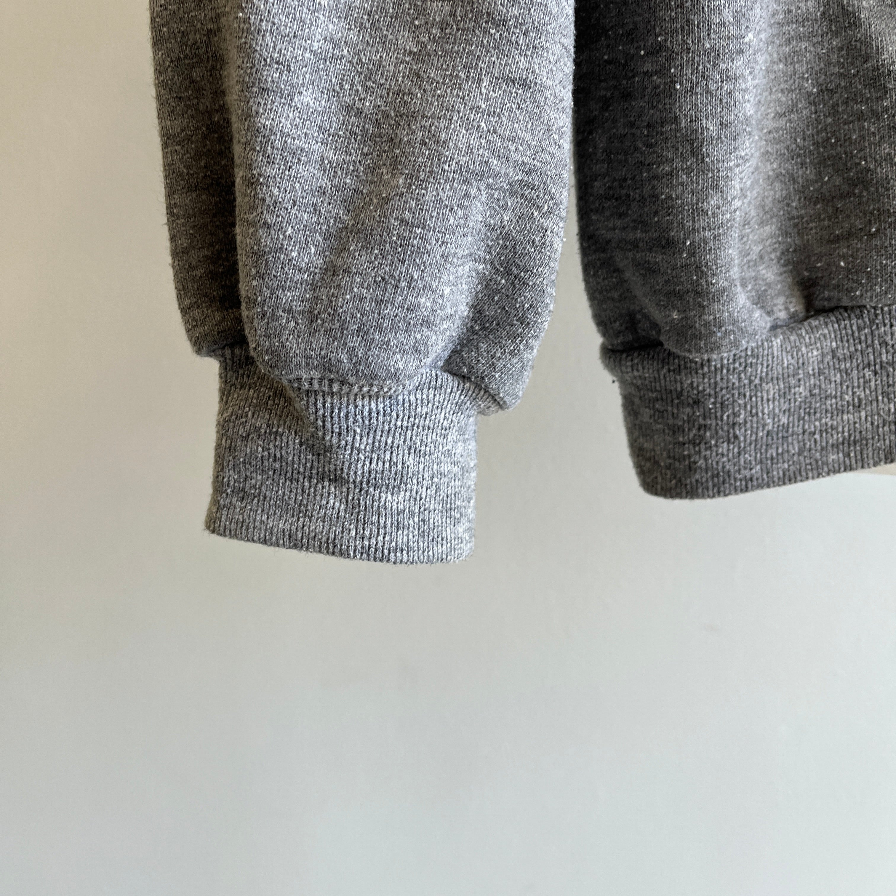 1980s USA Made Dickies Blank Gray Sweatshirt