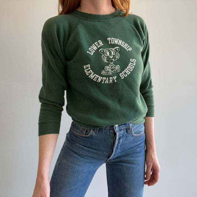 1970s Lower Township Elementary Schools Mostly Cotton Sweatshirt