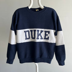 1980s Duke University Color Block Sweatshirt by Velva Sheen !!!