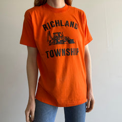 1980s Richland Township Front and Back T-Shirt by Screen Stars