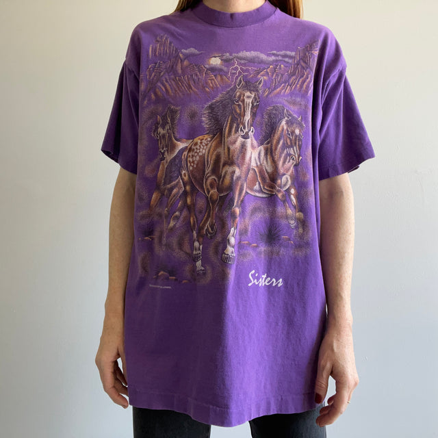 1993 "Sisters" Horse T-Shirt - OH MY!