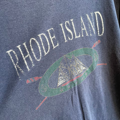 T-shirt de tourisme parfaitement usé Rhode Island des années 1990