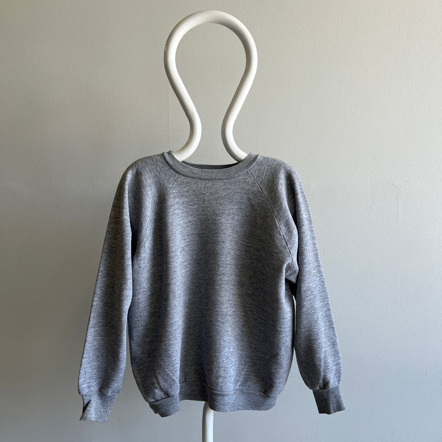 1980s Blank Gray Sweatshirt