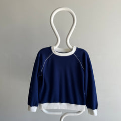 1980s Jersey Two Tone Raglan Shirt/Sweatshirt