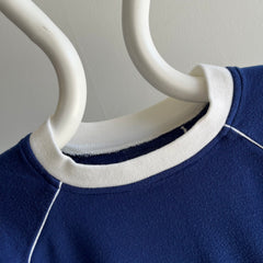 1980s Jersey Two Tone Raglan Shirt/Sweatshirt