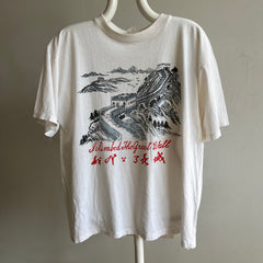 1990s I Climbed The Great Wall China Tourist T-Shirt
