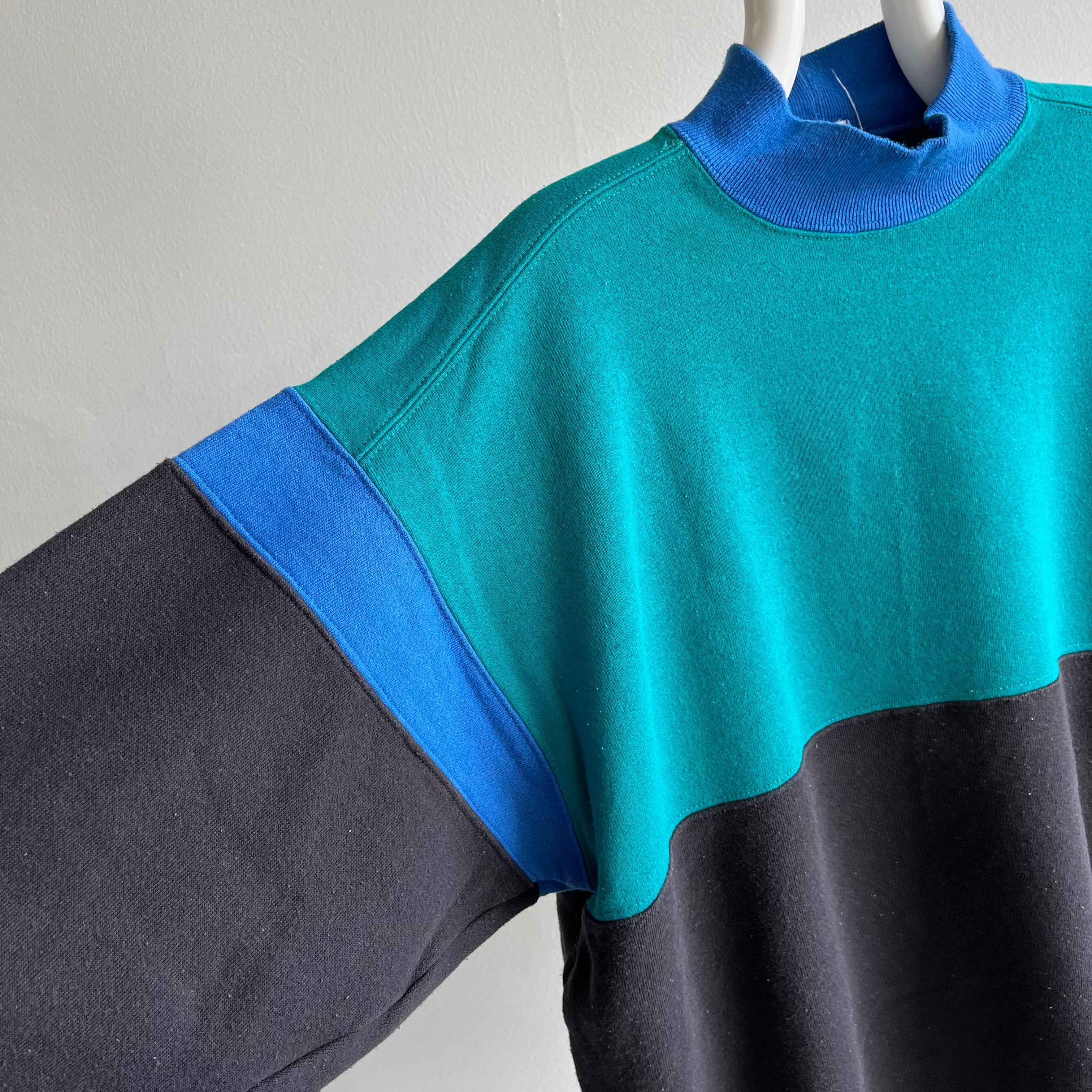 1990s Colorblock Sweatshirt by Hanes