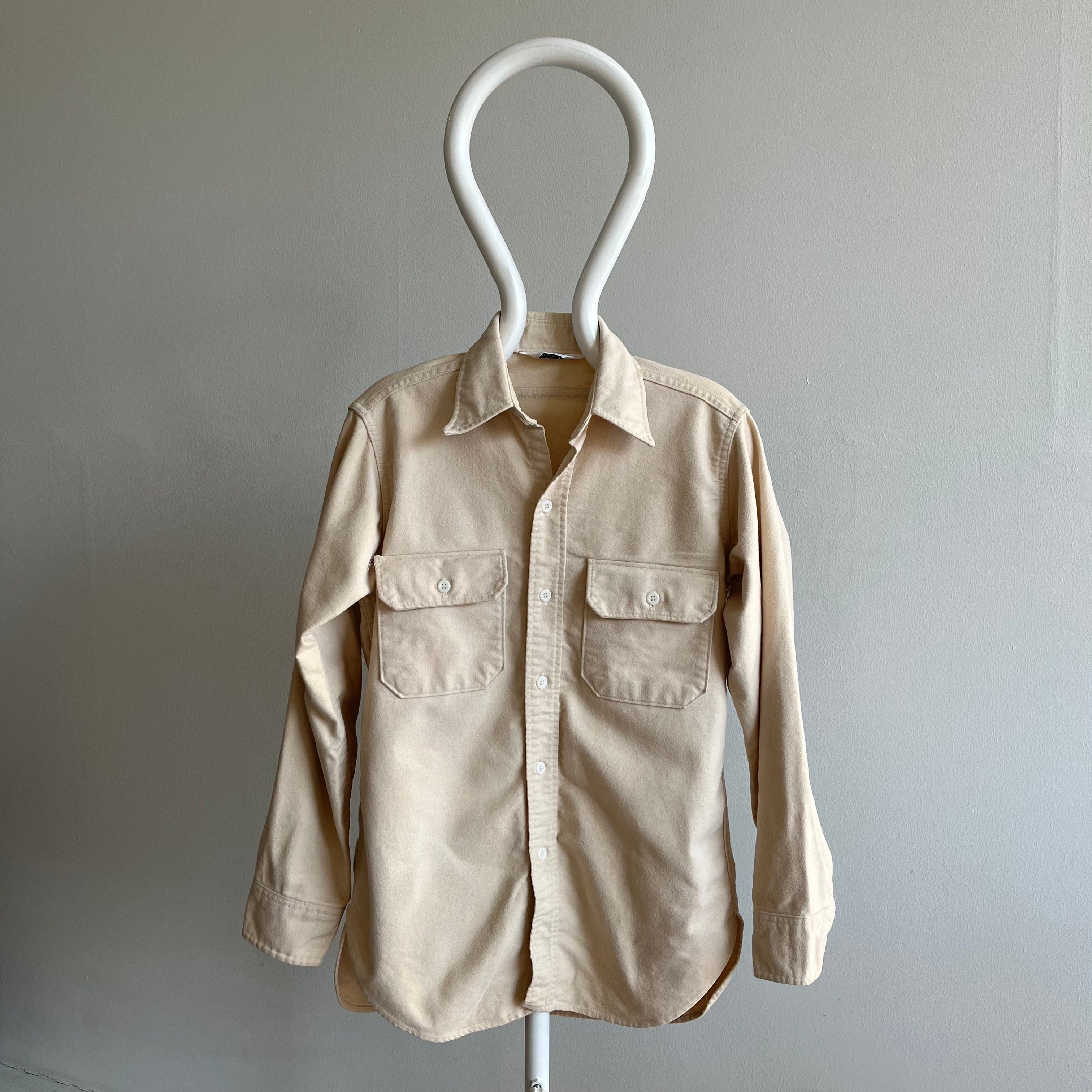 1970/80s USA MADE WOOLRICH Super Soft Cotton Flanelle/Chamois